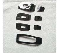 QASULER Interni Auto Finestra Motore Maniglia Della Porta Bracciolo Copertura Trim, for Mazda, Cx30 Cx-30 Cx 30 2019 2020 Metallo Decorazione per bocchette di aerazione dell'auto(HS)