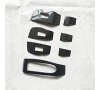 QASULER Interni Auto Finestra Motore Maniglia Della Porta Bracciolo Copertura Trim, for Mazda, Cx30 Cx-30 Cx 30 2019 2020 Metallo Decorazione per bocchette di aerazione dell'auto(TQW)