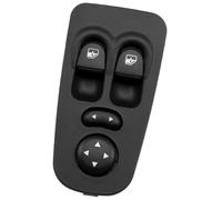 QASULER Interruttore finestrino 735360605 Pulsante di sollevamento elettrico per il controllo della potenza dell'auto, per Lancia, per Ypsilon Interruttore alzacristallo elettrico(BLACK 735360605)