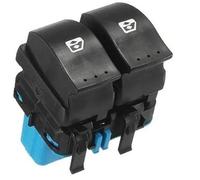 QASULER Interruttore for finestra 1 PZ Pulsante interruttore for finestra elettrico Controllo conducente Megane II 8200107772 Interruttore finestrino laterale