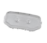 QASULER Isolamento termico e acustico del cofano motore anteriore dell'auto in cotone con fibbie, for VW, for Jetta, VS5 2019 tampone isolante del vano motore(Silver)