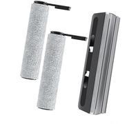 QASULER Kit di accessori for aspirapolvere, parte ricambio, for Tineco, for Floor S6, S7 Pro, 1 copertura spazzola principale, 2 spazzole a rullo Copertura della spazzola principale