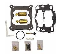 QASULER Kit di riparazione carburatore ricambio, for Weber, Carter AFB Marine 9600 9700 9661 9666 9770 Seris con 2 galleggianti Guarnizione del carburatore