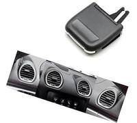 QASULER Kit di riparazione del cursore della clip linguetta griglia ventilazione AC parte anteriore dell'auto for interni, for Boxster, Cayman 2016-2021 Clip per bocchetta di ventilazione(BLACK 1pc)