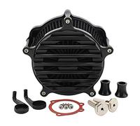 QASULER Kit filtro aria filtro aria nero, for Harley, Sportster XL883 XL1200 Forty Eight Seventy Two 48 72 Iron 883 1991-2020 Filtro aria per moto(Schwarz)