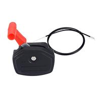 QASULER Kit impugnatura comando leva acceleratore in lega di plastica da 56 pollici for tosaerba Attrezzi giardino for Interruttore della maniglia dell'acceleratore