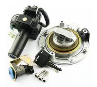 QASULER Kit tappo serbatoio carburante blocco accensione moto for Seven Fifty CB750 RC42 CB1300 35010-MW3-611 35010-MW3-610 parti interruttore a chiave Interruttore di accensione per motocicletta