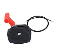 QASULER Maniglia di comando leva interruttore universale Kit cavo acceleratore da 56 pollici Parti del tosaerba for Attrezzi giardino Interruttore della maniglia dell'acceleratore
