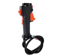 QASULER Maniglia di comando leva interruttore universale Kit cavo acceleratore da 56 pollici Parti del tosaerba for Attrezzi giardino Interruttore della maniglia dell'acceleratore