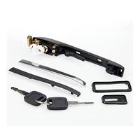 QASULER MANIGLIA ESTERNA PORTA ANTERIORE SINISTRA CON 2 CHIAVI, for, 80 1978-1986 100 1977-1983 813837205C 813837205 Kit di bloccaggio della maniglia della portiera de