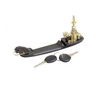 QASULER MANIGLIA PORTIERA ANTERIORE LATO GUIDA CON 2 CHIAVI, for VW, for POLO, 2002-2004 6N0837207C 6N0837207D Kit di bloccaggio della maniglia della portiera de