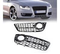 QASULER Morden Style Griglia paraurti anteriore Car Styling, for, A5 Coupe Sportback Paraurti a nido d'ape Copertura fendinebbia Inserto in rete per apertura fendinebbia