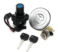 QASULER Moto Interruttore A Chiave di Accensione Carburante Kit Blocco Sedile for CBR250R 2014 2015-2018 CBR300R ABS 2019-2020 REPSOL EDITION Interruttore di accensione per motocicletta