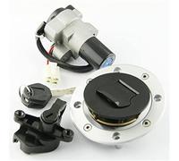 QASULER Moto Interruttore A Chiave di Accensione Carburante Kit Blocco Sedile for GSF250 Bandit 250 GJ74A GSXR400 GK76A RF400 GK78A RF600 GN7 Interruttore di accensione per motocicletta