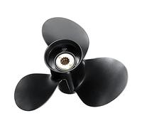 QASULER Motore a elica fuoribordo in Alluminio 10 1/2 X 13 25-70HP 48-816704A40 Elica Marina Denti scanalati 3 Pale Elica per Barche