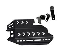 QASULER Motore del motociclo Base Inferiore Telaio Protezione Della Copertura Piastra Paramotore Pancia Pan Protector CB 500 X CB500X 2019 2020 Piastra paramotore per moto(Schwarz)