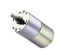 QASULER Motore elettrico ad alta coppia con riduttore DC 12 V da 5 a 590 giri/min, for motoriduttore Superb, albero di uscita centrale, diametro 37 mm, riduttore motor de torno(110rpm 24v)
