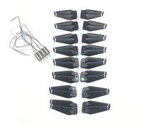 QASULER Motori Quadcopter Braccio Pale Elica Protezione Ingranaggio, for E99pro S70pro RC Drone Braccio di manutenzione per droni FPV(Braun)