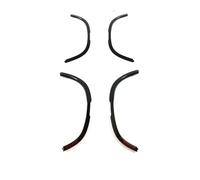QASULER Nero lucido con parafanghi laterali leggeri, passaruota larghi, for Land Rover, Defender 90 110 2020-2024 Copri sopracciglia Ricambi auto Parafanghi allargati(90 Gloss Black)