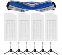 QASULER Pacchetto di accessori di ricambio for ECOVACS, for DEBOT N20, dotato di spazzola principale robusta e filtri multipli Kit di sostituzione del vuoto