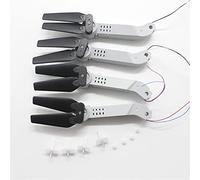 QASULER Pale Elica Pattino di atterraggio Motori ingranaggi Braccio pieghevole KF609 RC Quadcopter Teng, for MINI, pezzi ricambio for droni Braccio di manutenzione per droni FPV(Light Grey)