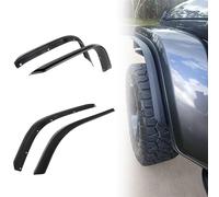QASULER Parafanghi allargati anteriori e posteriori, parafanghi anteriori e posteriori, striscia di estensione più larga, for Jeep, Wrangler JL 2018-2023 Parafanghi allargati(A For LOWER FENDER)