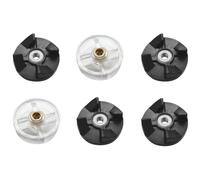 QASULER Parte di ricambio ingranaggio base e lama, for frullatori Magic Bullet MB1001 250W confezione da 6 Coperchio per lame del frullatore