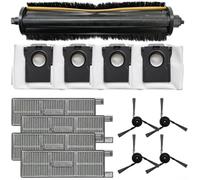QASULER Parti di ricambio for aspirapolvere Mova Z5 Pro/Z50 Ultra, inclusi spazzola a rullo, spazzole laterali e set di filtri. Kit di sostituzione del vuoto