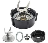 QASULER Parti di ricambio lama frullatore compatibile for Oster, parti kit Fusion a 6 punte Coperchio per lame del frullatore
