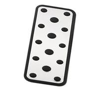 QASULER Pedale del freno, for Subaru, Legacy VI 2015-2021 Copri pad for auto in acciaio inossidabile Pedali poggiapiedi Coperture protettive for Set di copri pedali per auto(BLACK 1Pcs Rest)