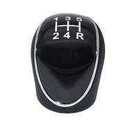 QASULER Penna a leva del cambio con pomello del cambio nero a 5 velocità, for Ford, Focus, Mondeo, MK3 S-MAX C-MAX Kuga Galaxy Pomello del cambio manuale