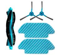 QASULER per Cecotec Conga, 4090 5090 6090 Accessori Pezzi di ricambio | Kit di ricambio for aspirapolvere Spazzola laterale centrale Ruota in tessuto