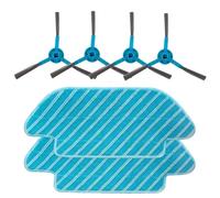 QASULER per Cecotec Conga, 4090 5090 6090 Accessori Pezzi di ricambio | Kit di ricambio for aspirapolvere Spazzola laterale centrale Ruota in tessuto