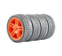 QASULER Pneumatici in Gomma ABS Wheel, for HSP, for HPI, 1:10 On-Road Car RC 905-6088 Set di Ruote da Corsa RC(905R-6088)