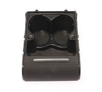 QASULER Portabicchieri console centrale con copertura nera, for VW, for Passat, 3C B6 B7 CC 2007-2013 3CD 858 329 A Portabicchieri nella console centrale