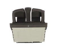 QASULER Portabicchieri da cruscotto elasticizzato pieghevole anteriore nero 1J0 858 601 D, for VW, for Jetta, MK4, for Golf, MK4, for Bora, 1J0858601 Portabicchieri nella console centrale