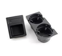 QASULER Portabicchieri for console centrale auto con portamonete, for BMW, 323i 325i 325xi 328i 330i 330xi 2001-2005 51168217953 51168217957 Portabicchieri nella console centrale(Holder with Box)