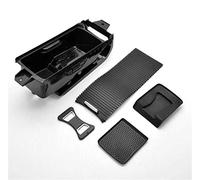 QASULER Portabicchieri nero Euro Fondo in gel di gomma con bracciolo apribottiglie Console centrale, for Volkswagen, for Golf, MK6, for Jetta, MK5 Portabicchieri nella console centrale
