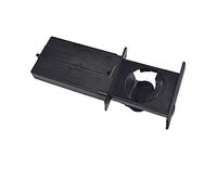 QASULER Portabicchieri portabicchieri anteriore nero for auto, for BMW, serie 5 E60 E61 M5 525i 528i 530i 535i 550i 2004-2010 51459125622 Portabicchieri nella console centrale(Black-Right Straight)