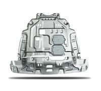 QASULER Protezione della copertura della protezione del telaio del motore in acciaio al manganese, for Haval, Jolion 2021 Piastra paramotore per moto(Manganese Steel)
