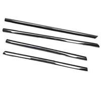 QASULER Protezione for bordi portiera auto, for NISSAN, for X-TRAIL, T30 2001-2006 4 pezzi Guarnizione in gomma for finestrino esterno nero protezione per il bordo della portiera dell'auto