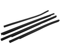 QASULER Protezione for bordi portiera auto, Ford, for Ranger PX XLT 2012-2021 4 porte 4 pezzi Guarnizione for modanatura finestrini Cintura in vetro protezione per il bordo della portiera dell'auto