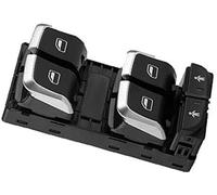 QASULER Pulsante interruttore di controllo Energia elettrica Pulsante interruttore di controllo finestra principale Console 4G0959851 Pulsante interruttore di controllo finestra auto Interruttore alza