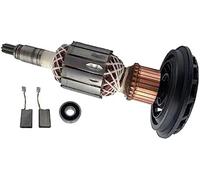 QASULER Ricambi for rotore di ancoraggio, for Bosch, martello demolitore GBH11DE GSH11E (rotore+spazzola di carbone+cuscinetto) Rotore dell'indotto