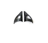 QASULER Rivestimento del telaio del pulsante del volante dell'auto, for Citroen, C5 Aircross 2017 2018 2019 ABS in fibra di carbonio Decorazione per bocchette di aerazione dell'auto(Inner triangle)