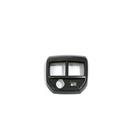 QASULER Rivestimento del telaio del pulsante del volante dell'auto, for Citroen, C5 Aircross 2017 2018 2019 ABS in fibra di carbonio Decorazione per bocchette di aerazione dell'auto(Rear Air Vent)