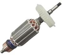 QASULER Rotore for smerigliatrice angolare compatibile con GWS6-100, accessorio for elettroutensili, parte di ricambio for motore in metallo 220 V, for filo di rame tipo 100 Rotore dell'indotto