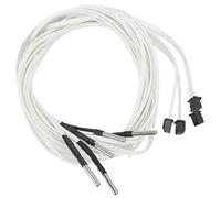 QASULER Sensore di temperatura for stampante 3D, sensore termistore for stampante 3D da 5 pezzi, kit di accessori for hot end for stampante 3D Sonda termica della stampante