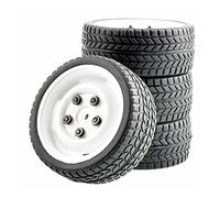 QASULER Set di ruote Grip Tires, for HSP, for HPI, 1/10 1:10 On-Road Car RC Rim51-6088 Pneumatici per auto RC(Rim51W-6088)