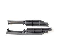 QASULER Sinistra Destra Copertura fendinebbia Vent Car Paraurti anteriore inferiore griglia, for BMW, for E46 Serie 3 4 porte 320i 325i 325xi 330i Griglia fendinebbia per auto(Left and Right)